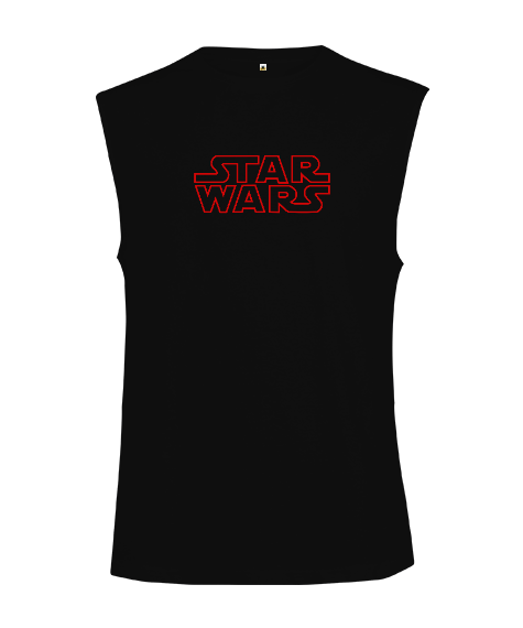 Tisho - Star Wars Logolu Kesik Kol Unisex Tişört