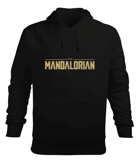 Tisho - star wars mandalorian Erkek Kapüşonlu Hoodie Sweatshirt