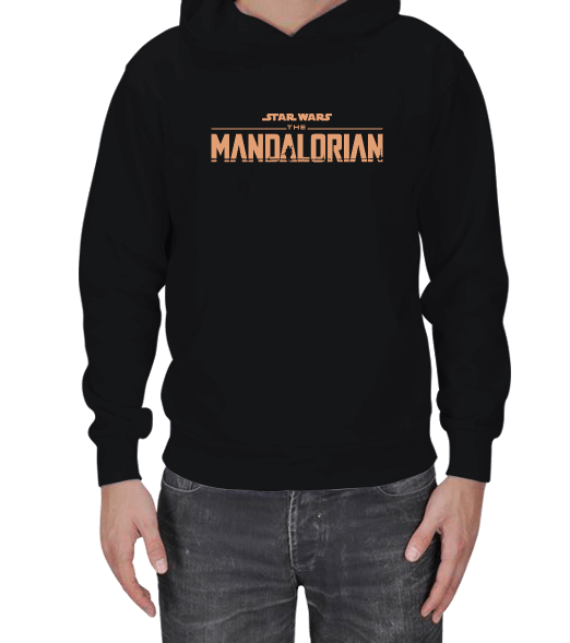 Tisho - Star Wars Mandolarian unisex Erkek Kapşonlu