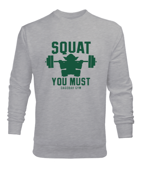 Tisho - Star Wars Master Yoda GYM Vücut Geliştirme Bodybuilding Fitness Tasarım Erkek Sweatshirt