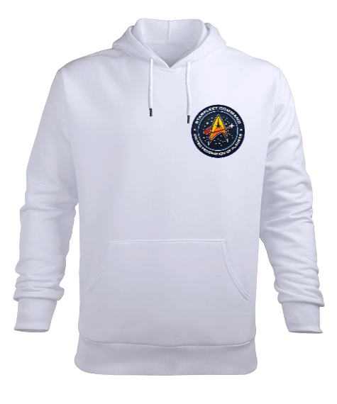 Tisho - Starfleet StarTrek Space Erkek Kapüşonlu Hoodie Sweatshirt