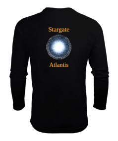 Stargate Atlantis Erkek Uzun Kol Yazlık Tişört - Thumbnail
