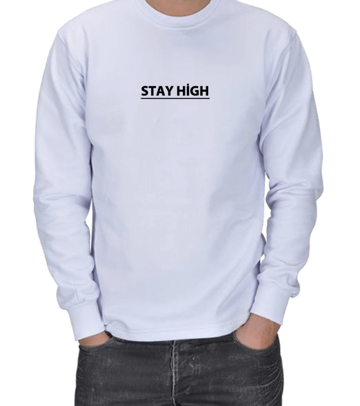 Tisho - STAY HİGH SWEATSHİRT ERKEK SWEATSHIRT