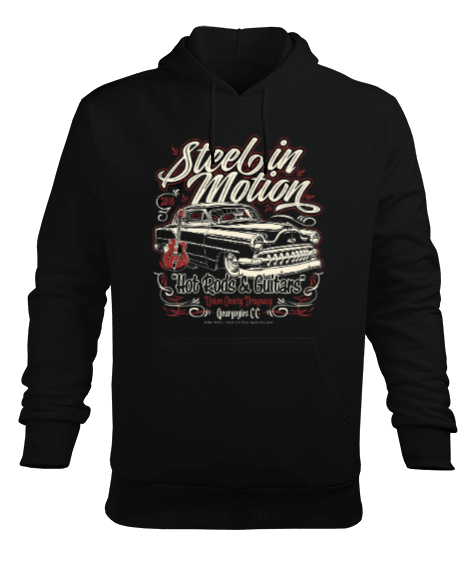 Tisho - Steel in motion Erkek Kapüşonlu Hoodie Sweatshirt