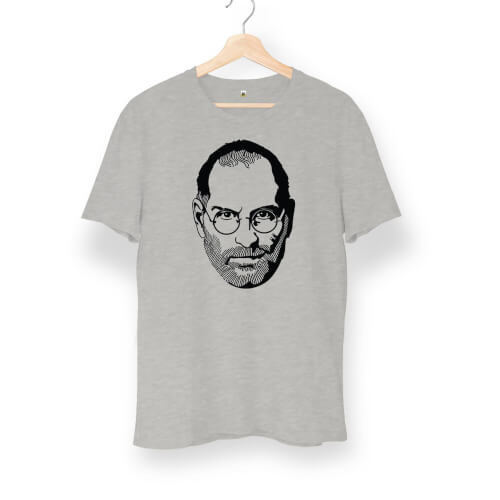 Steve Jobs Unisex Kısa Kol Tişört - Tisho