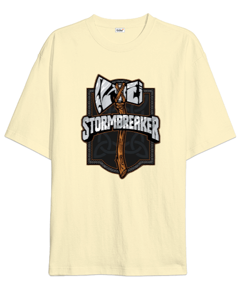 Tisho - Stormbreaker Tasarım Baskılı Oversize Unisex Tişört