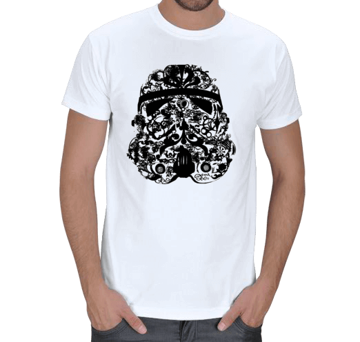 Tisho - Stormtrooper Desen Erkek Tişört