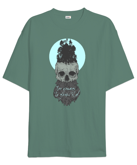 Tisho - Strange Dream Çağla Yeşili Oversize Unisex Tişört