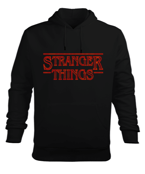 Tisho - Stranger Things Erkek Kapüşonlu Hoodie Sweatshirt