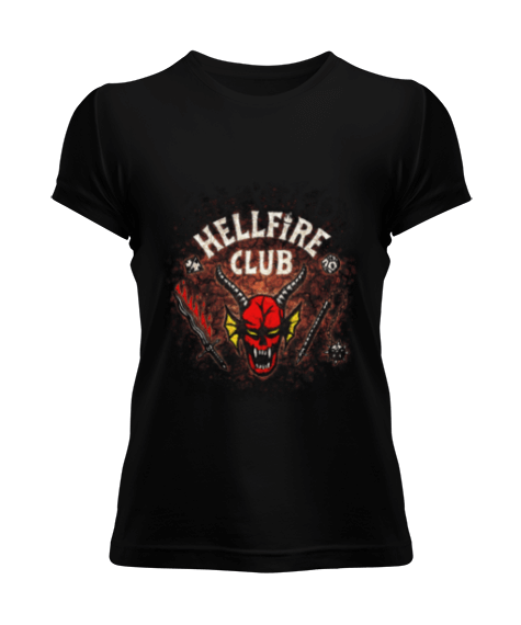 Tisho - Stranger Things Hellfire Club Kadın Tişört