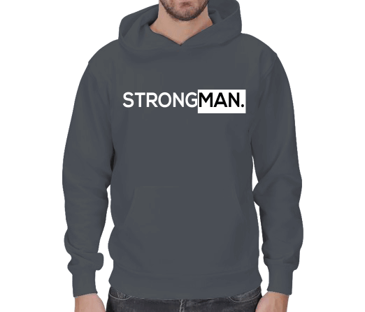 Tisho - Strongman : GüçlüADAM Erkek Kapşonlu
