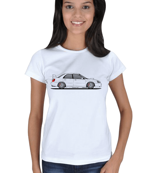 Tisho - Subaru impreza Wrx Sti Kadın Tişört