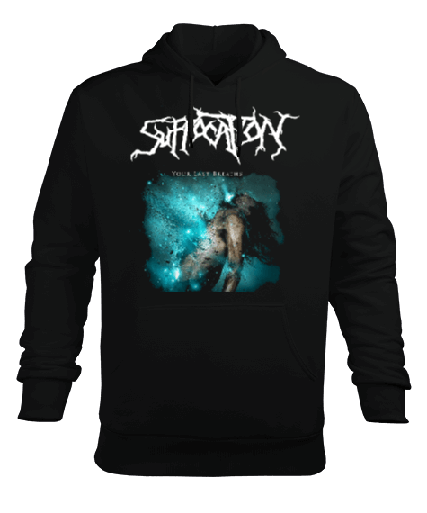 Tisho - Suffocation Erkek Kapüşonlu Hoodie Sweatshirt