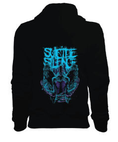 Suicide Silence Kadın Kapşonlu Hoodie Sweatshirt - Thumbnail