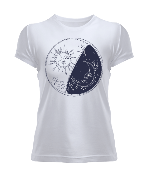 Sun And Moon Kadın Tişört