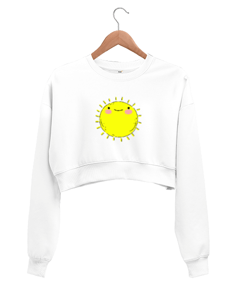 Tisho - Sun Kadın Crop Sweatshirt