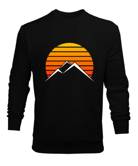 Tisho - sunrise on the mountain Erkek Sweatshirt