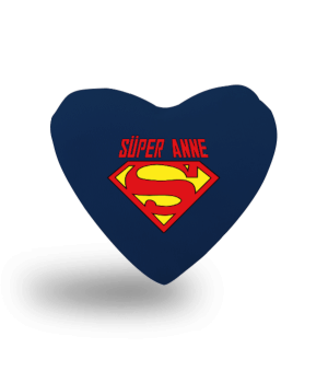 Süper Anne Kalp Yastık - Thumbnail