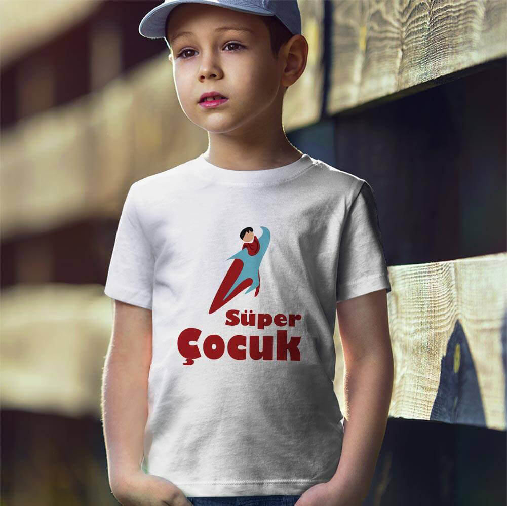 Tisho - Süper Erkek Çocuk Kısa Kol Tişört - Tekli Kombin