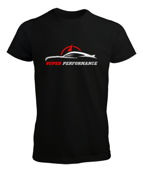 Tisho - Super Performance - Car V2 Siyah Erkek Tişört