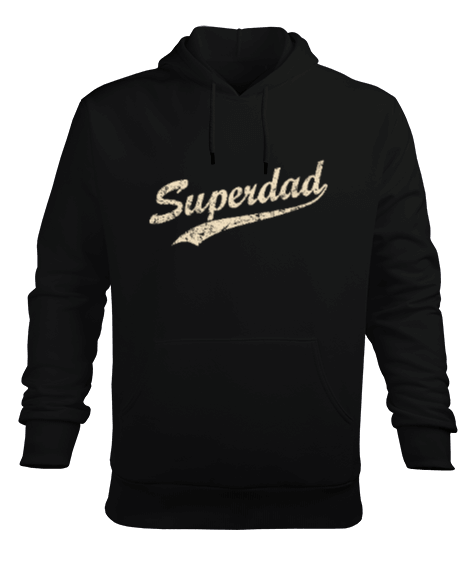 Tisho - Superdad Erkek Kapüşonlu Hoodie Sweatshirt