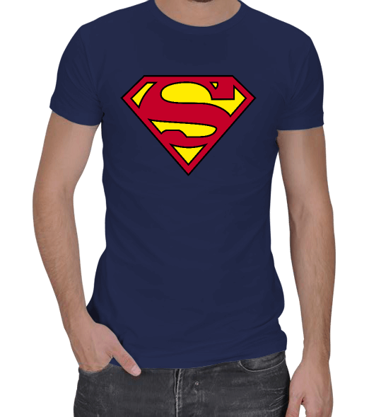 Tisho - Superman Erkek Regular Kesim Tişört