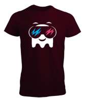 Sweet Ghost - Sevimli Hayalet Bordo Erkek Tişört - Tisho