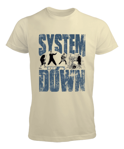 Tisho - System Of a Down Rock Tasarım Baskılı Erkek Tişört