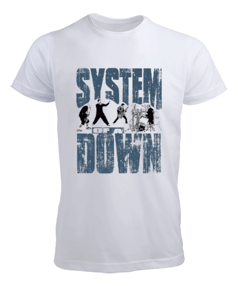 System Of a Down Rock Tasarım Baskılı Erkek Tişört