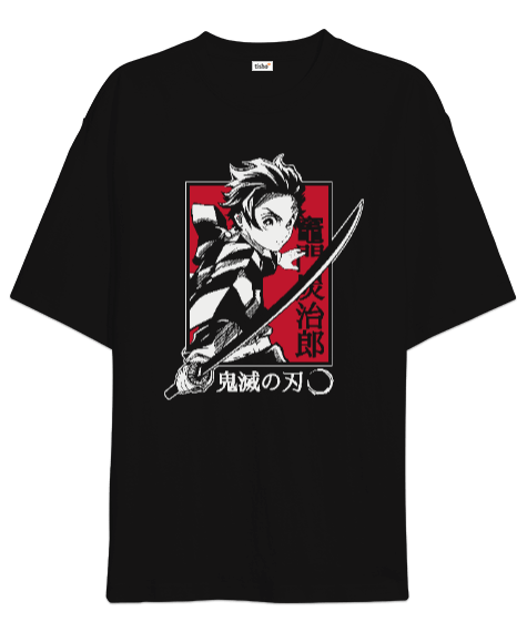 Tisho - Tanjiro Kamado - Demon Slayer Oversize Unisex Tişört