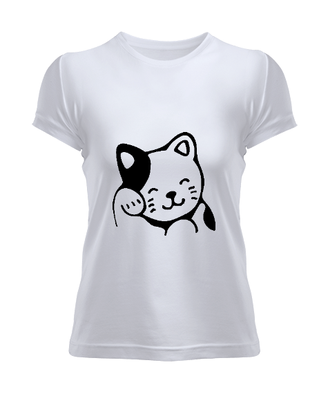 Tisho - Tatlı Kedi Kadın Tişört