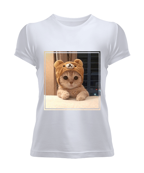 Tisho - Tatlı Yavru Kedi Kadın Tişört