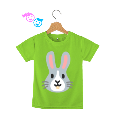 Tisho - Tavşan Fıstık Yeşili Çocuk Unisex