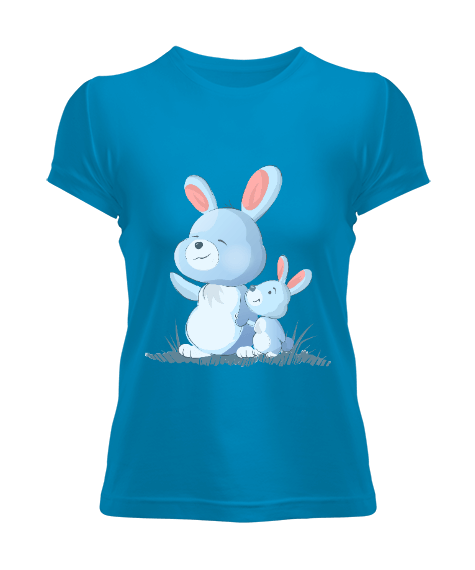 Tisho - tavşanlı kadın tshirt Kadın Tişört