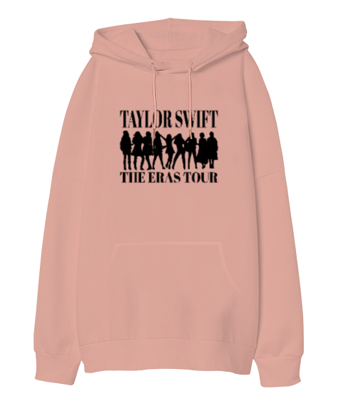 Tisho - Taylor Swift Eras Tour Yavru Ağzı Oversize Unisex Kapüşonlu Sweatshirt