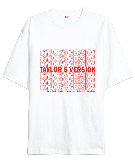 Tisho - Taylors Version Oversize Unisex Tişört