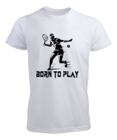 Tisho - TE-01 Tenis - Born To Play Erkek Tişört