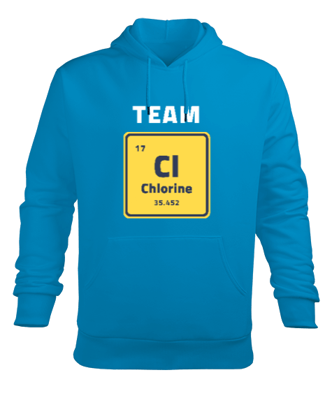 Tisho - Team Chlorine Erkek Kapüşonlu Hoodie Sweatshirt