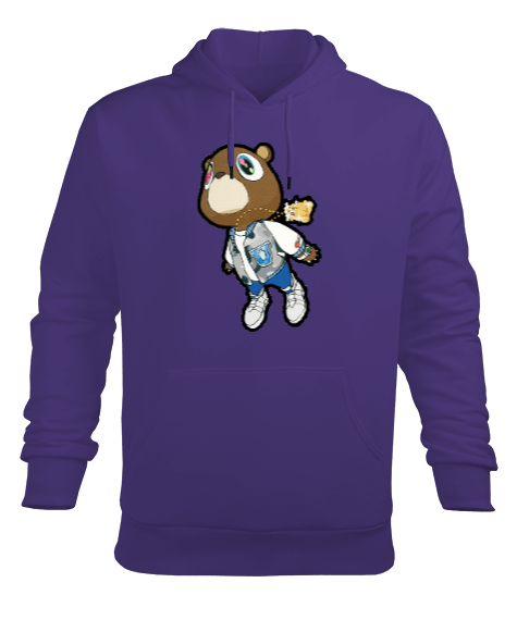 Tisho - Teddy Bear Erkek Kapüşonlu Hoodie Sweatshirt