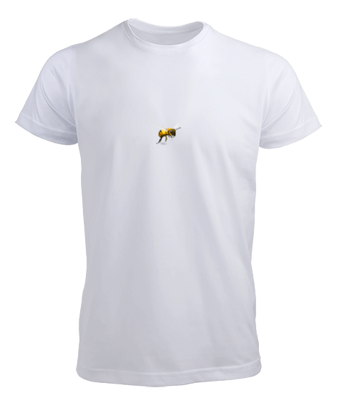 Tisho - tek arı baskılı erkek tişört Erkek Tişört