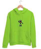 TEKNOLOJİK ROBOT Fıstık Yeşili Unisex Kapşonlu Sweatshirt - Thumbnail