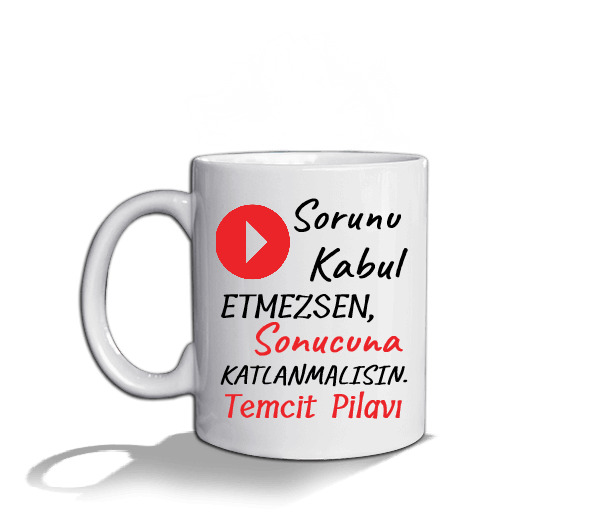 Tisho - TEMCİT PİLAVI Beyaz Kupa Bardak