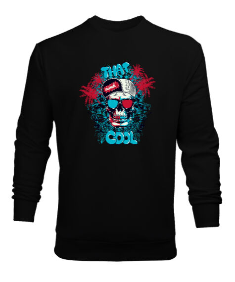 Tisho - That Cool Siyah Erkek Sweatshirt