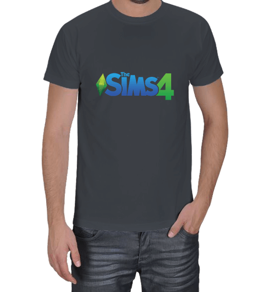 Tisho - The 4 Sims Logo Erkek Tişört