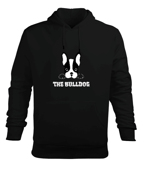 Tisho - The Bulldog Erkek Kapüşonlu Hoodie Sweatshirt