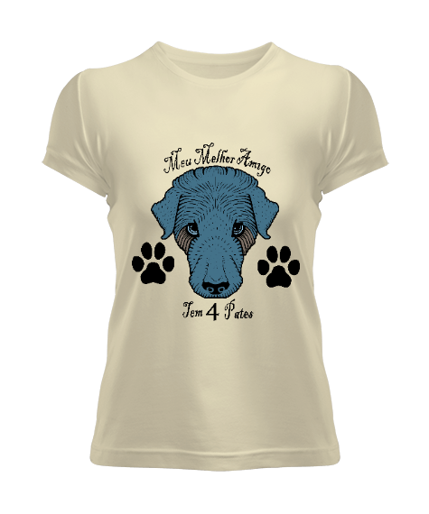 Tisho - THE DOG Kadın Tişört
