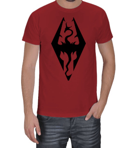 Tisho - The Elder Scrolls V : Skrim T-Shirt- Erkek Tişört