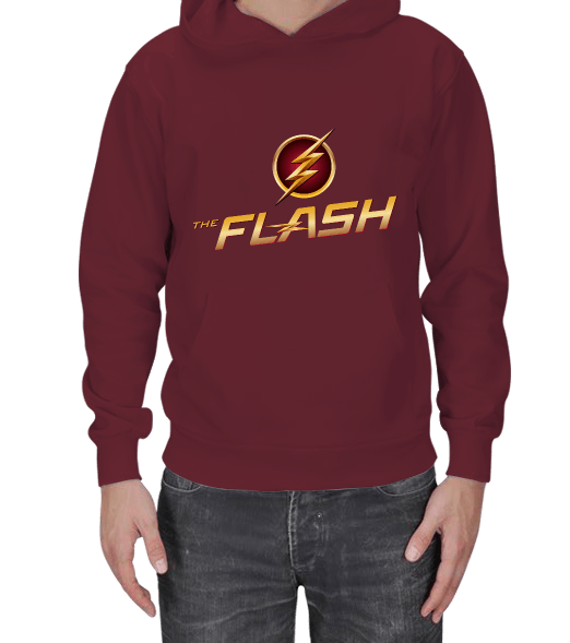Tisho - The Flash Erkek Kapşon Erkek Kapşonlu