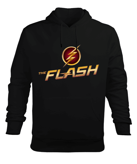 Tisho - The Flash Sweatshirt Erkek Kapüşonlu Hoodie Sweatshirt