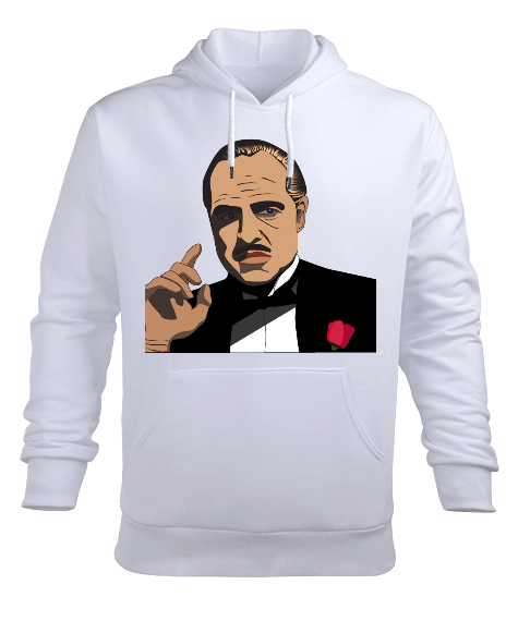 Tisho - THE GODFATHER-2 Erkek Kapüşonlu Hoodie Sweatshirt